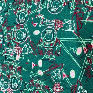 NWT LuLaRoe Buzz Lightyear and Woody Cassie Skirt Sz M